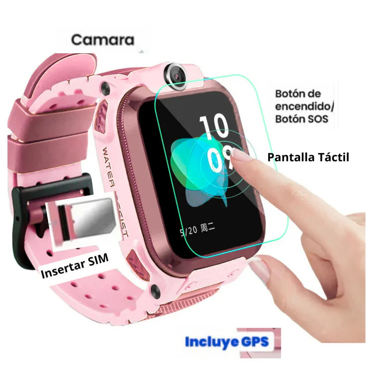PandaWATCH™ l Reloj Inteligente SOS Con Localizador