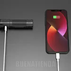 LINTERNA ULTRA POTENTE CON IA 2X1 QUE ILUMINA COMO NUNCA 🔦