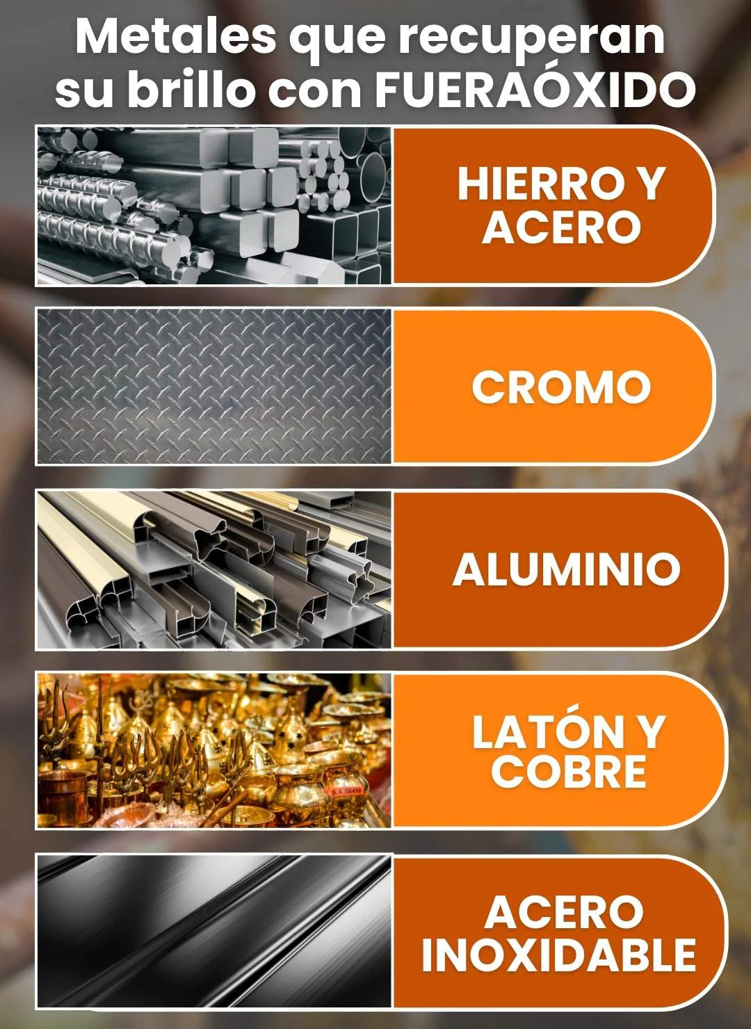 FUERAÓXIDO - ¡REMUEVE ÓXIDO Y SARRO SIN ESFUERZO!