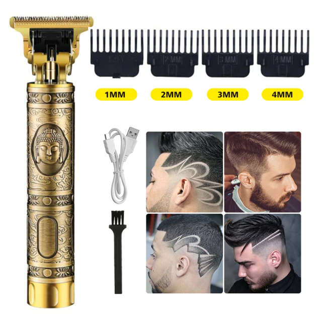 Barbeador Titanium© com 4 Pentes + Frete Grátis + Brinde EspeciaI