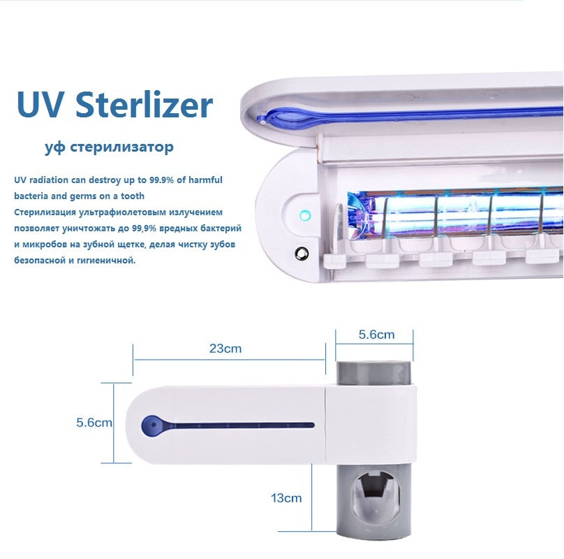 ESCOVA PRO® ESTERILIZADOR UV - Elimine Vírus e Germes!