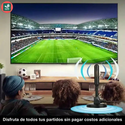 ANTENA PORTATIL TDT 4K UHD 2025 MÁXIMA SEÑAL Y NITIDEZ PARA CIENTOS DE CANALES GRATIS