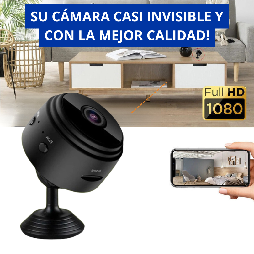 (COMPRA 1 Y LLEVA 2) Mini Cámara Espía PREMIUM + Regalo Sorpresa [1080P ULTRA HD]