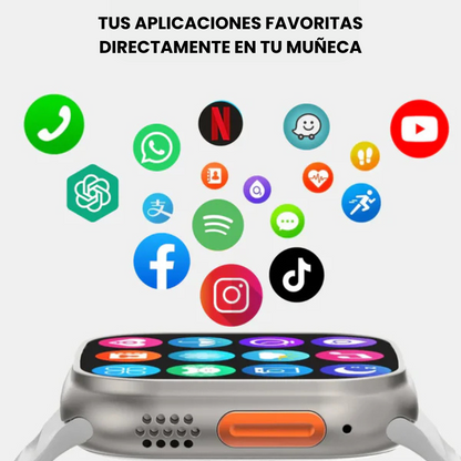 POWER WATCH 5G™ RELOJ INTELIGENTE - TEN UN MINI CELULAR EN TU MUÑECA + FUNCIONES EXCLUSIVAS DE CONTROL DE SALUD