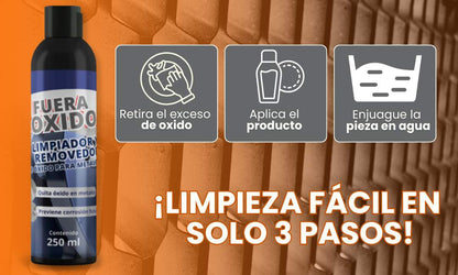 FUERAÓXIDO - ¡REMUEVE ÓXIDO Y SARRO SIN ESFUERZO!