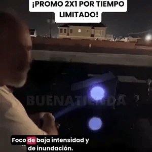 LINTERNA ULTRA POTENTE CON IA 2X1 QUE ILUMINA COMO NUNCA 🔦