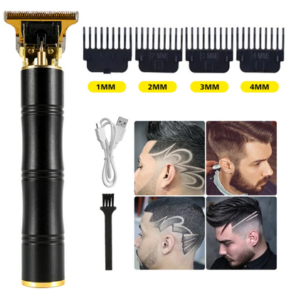 Barbeador Titanium© com 4 Pentes + Frete Grátis + Brinde EspeciaI