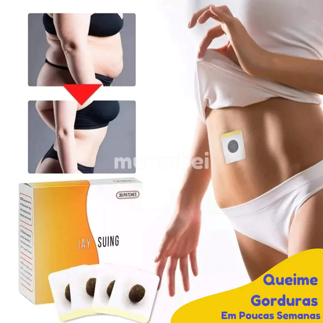 Slim Patch™ ORIGINAL - Adesivo Detox Para Emagrecimento - 100% Natural