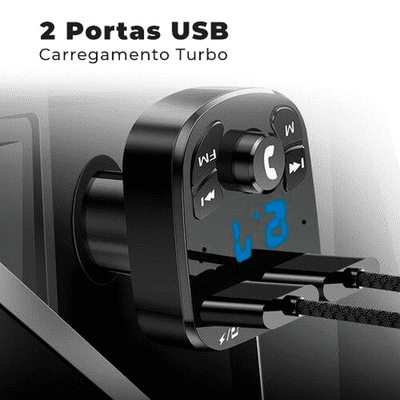 Mini Central Multimídia Car Play™ (Compatível em todos os veículos)