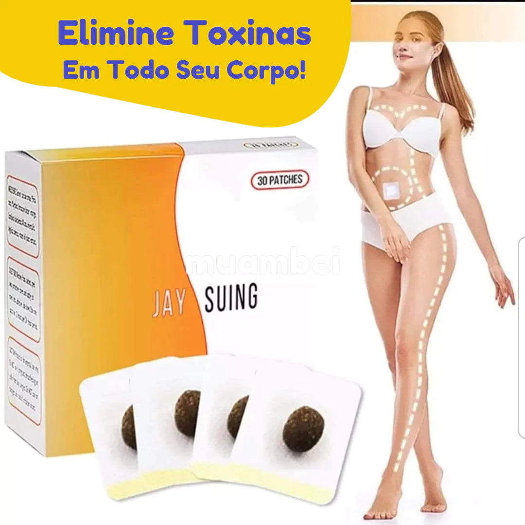 Slim Patch™ ORIGINAL - Adesivo Detox Para Emagrecimento - 100% Natural