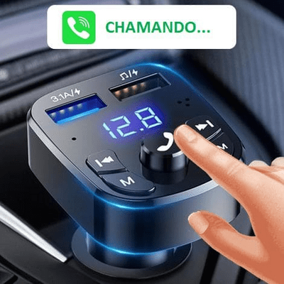 Mini Central Multimídia Car Play™ (Compatível em todos os veículos)